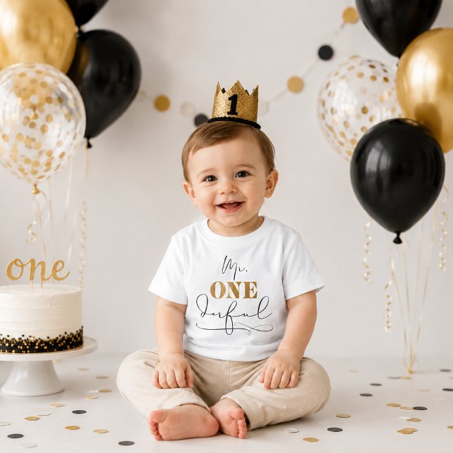 Onederful Baby T - Shirt (Mr. Onederful Baby T-Shirt)