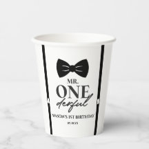 ONEderful Bowtie Erster 1. Geburtstag Party