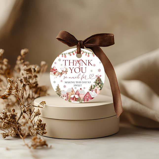 ONEderful Christmas Favor Tag Geschenkanhänger (Von Creator hochgeladen)