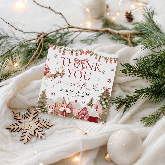 ONEderful Christmas Favor Tag Geschenkanhänger (Von Creator hochgeladen)