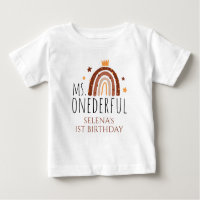 Onederful Terracotta Rainbow 1. Geburtstag
