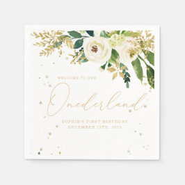 Onederland Eins erster Geburtstag Serviette