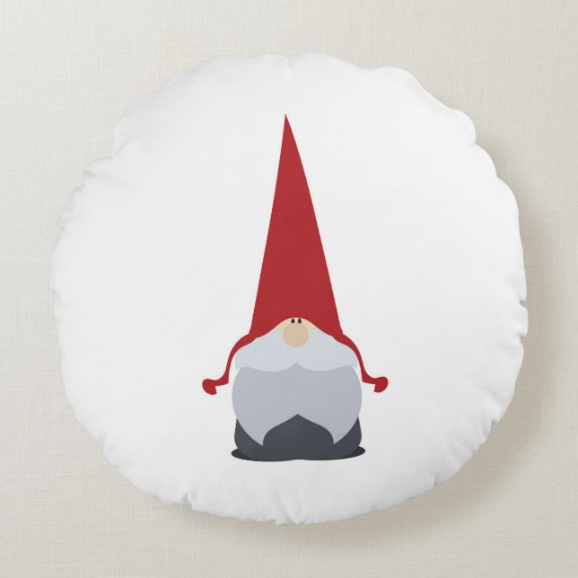 onegnome rundes kissen (Vorderseite)