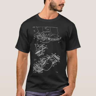 Onehweel Besitzer Geschenk Retro Onewheel Patentze T-Shirt