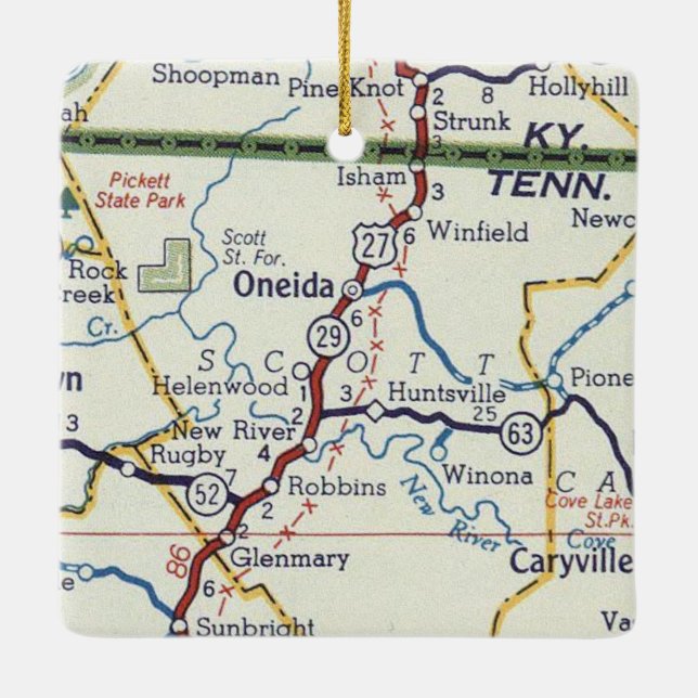 Oneida TN Keramikornament (Rückseite)