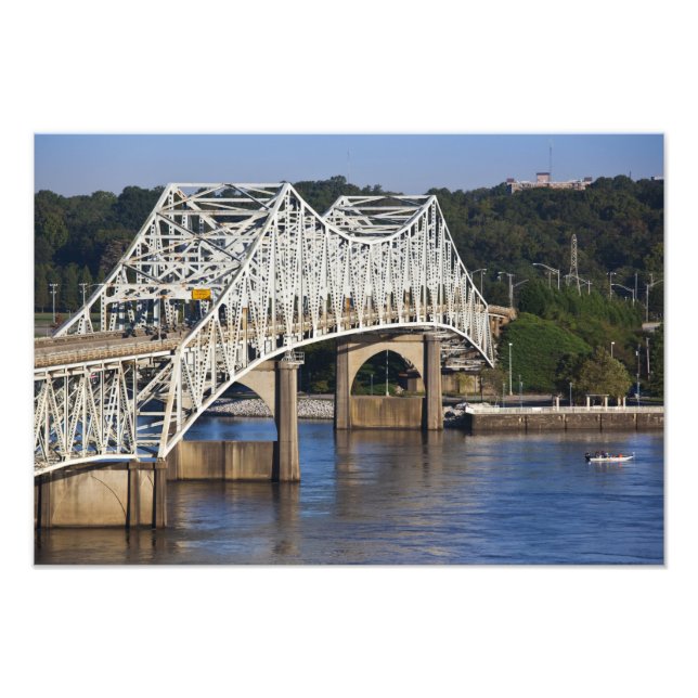 O'Neil Bridge am Tennessee River, Florenz, Fotodruck (Vorne)