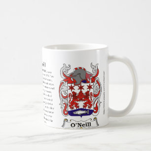 O'Neill, der Ursprung, Bedeutung und das Wappen Tasse
