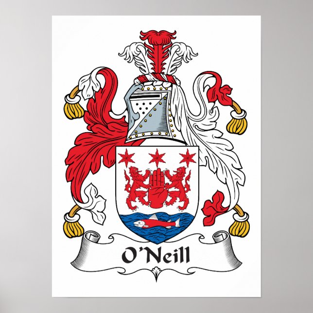 O'Neill Familienwappen Poster (Vorne)