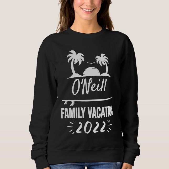 O'NEILL Family Vacation Tropical Group Trip Beach Sweatshirt (Vorderseite)