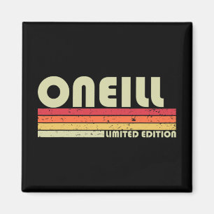 Oneill Nachname Lustig Retro Vintage 80er 90er Geb Magnet