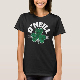 Oneill St Patricks Day Irish Funny Name Kleeblatt  T-Shirt