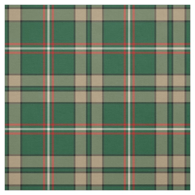 O'Neill Tartan Green und Tan Irish Kariert Stoff (Muster)