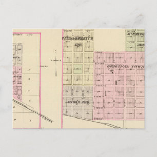 O'Neill und Stuart, Nebraska Postkarte