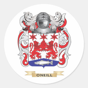 O'Neill-Wappen (Familienwappen) Runder Aufkleber