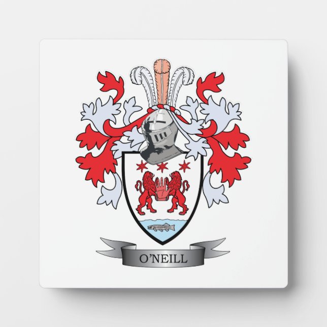 O'Neill-Wappen Fotoplatte (Vorderseite)