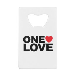 OneLove-Logo Geldbeutel Flaschenöffner