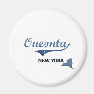Oneonta New York City Klassiker Magnet