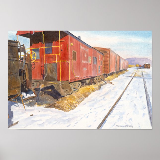 Oneonta Railroad Yard Poster (Vorne)