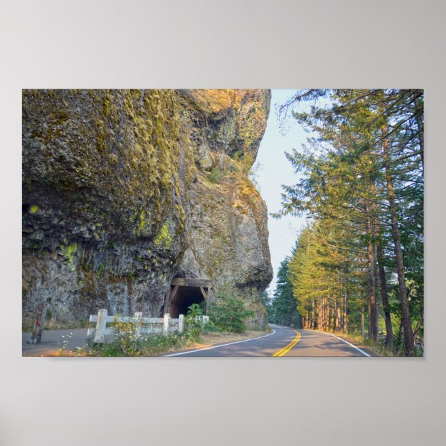 Oneonta Tunnel, Columbia River Highway, Oregon Poster (Vorne)