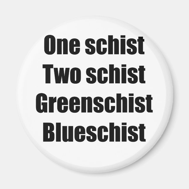oneschistschwarz magnet (Vorne)