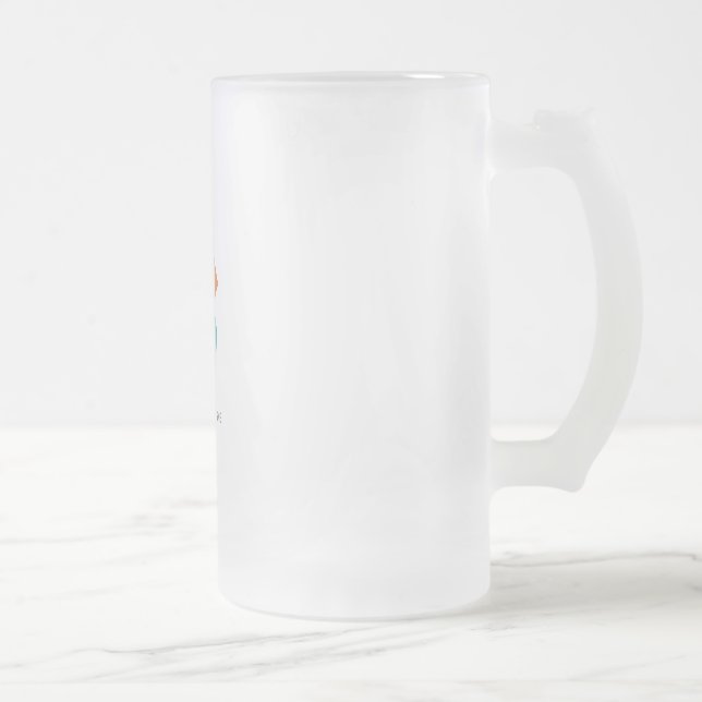 OneSpace Bier-Tasse Mattglas Bierglas (Rechts)