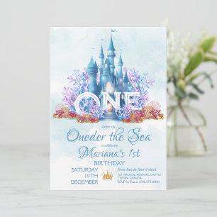 Onethe Sea 1. Geburtstagsmedaille Einladung