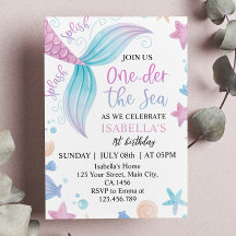 Onethe Sea Mermaid 1. Geburtstag