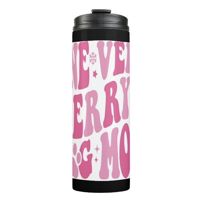 OneVeryMerryDogMom-2 Thermosbecher (Vorderseite)