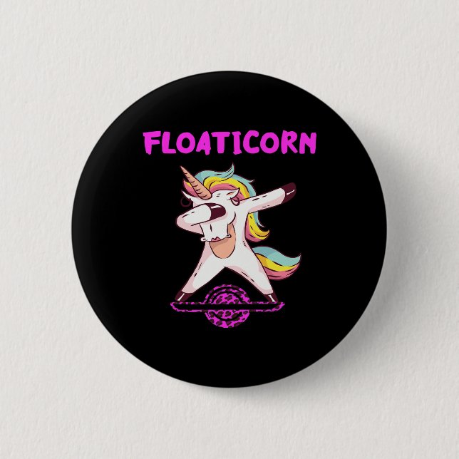 Onewheel Float Unicorn Elektroskateboard Besitzer  Button (Vorderseite)