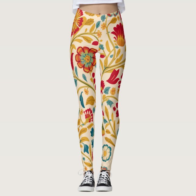 Onflora Floral Legging Leggings (Vorderseite)