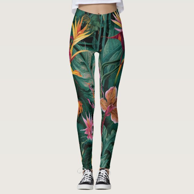 Onflora Floral Legging Leggings (Vorderseite)