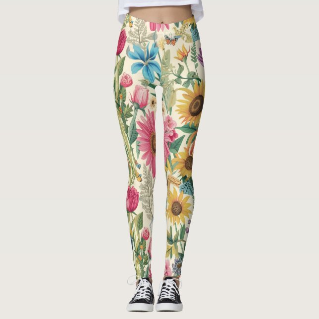Onflora Floral Legging Leggings (Vorderseite)