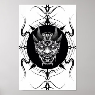 Oni Demon Poster