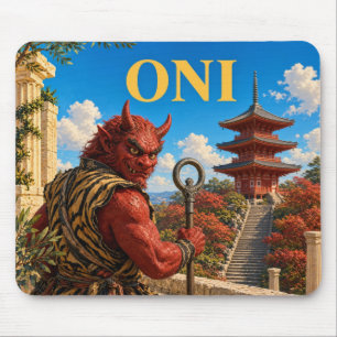 Oni, Gothic Fantasy Monster Mousepad
