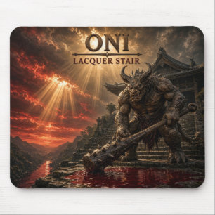 Oni-Lackiertreppe Dark Realism Mousepad