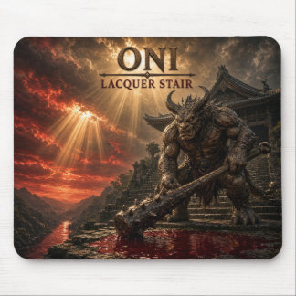 Oni-Lackiertreppe Dark Realism Mousepad