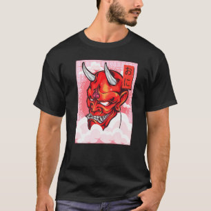 Oni Mask Demon Maske Japanische Ästhetik 1 T-Shirt