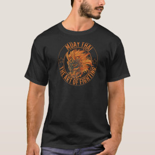 Oni Mask Hannya Muay Thai des Kampfes T-Shirt