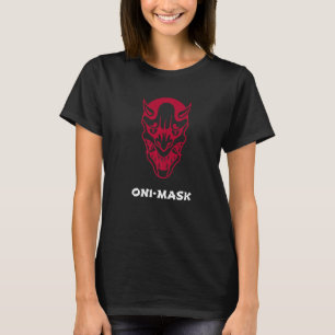 Oni Mask Japanese Demon Face Devil Ronin T-Shirt