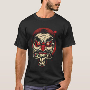Oni Mask Japanese Demon Halloween Kostüm Japan Gr T-Shirt