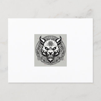 Oni Panda Essence Logo-T-Shirt Postkarte