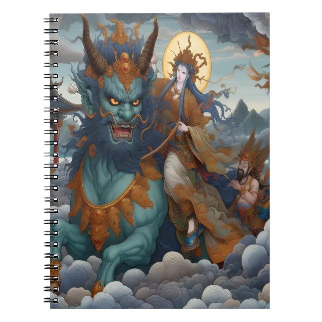 Oni-Reiter-Notizbuch Notizblock (Vorderseite)
