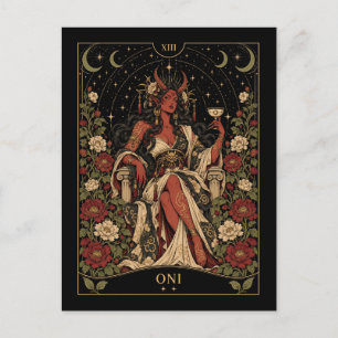Oni, Sternenlicht-Tarot-Kunst Postkarte