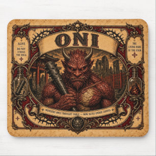 Oni, Vintage-Zirkus-Monster Mousepad