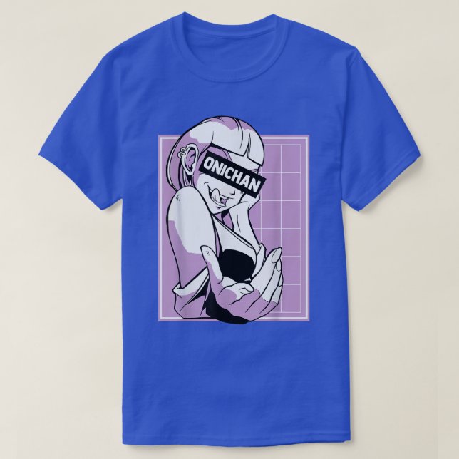 Onichan - Niedlich Kawaii Anime Girl - Japanisch M T-Shirt (Design vorne)