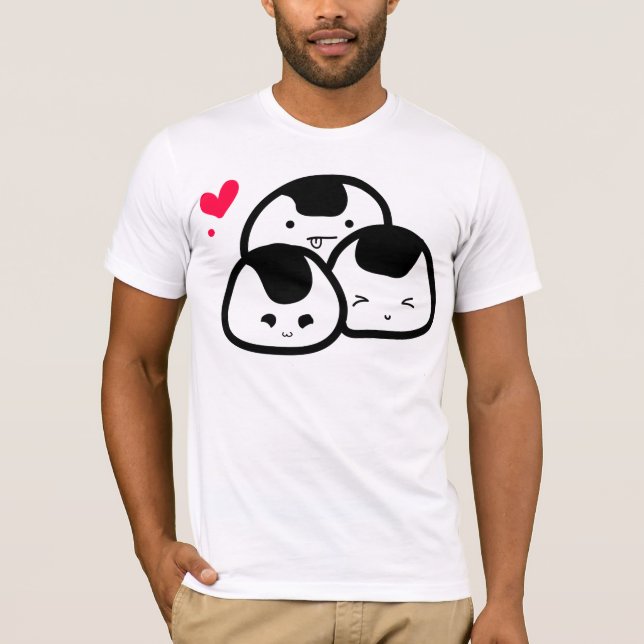 onigiri Freunde T-Shirt (Vorderseite)