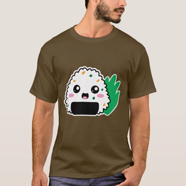 Onigiri T - Shirt (dunkel) (Vorderseite)
