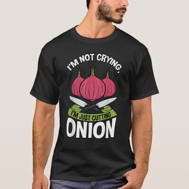 Onion Bulb Shallot Vegeterian Bauer Gardener Vega T-Shirt (Vorderseite)