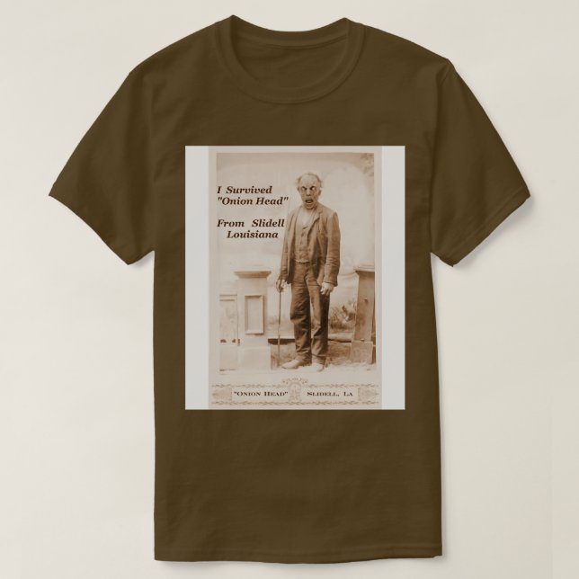 Onion Head von Slidell Louisiana TShirt (Design vorne)