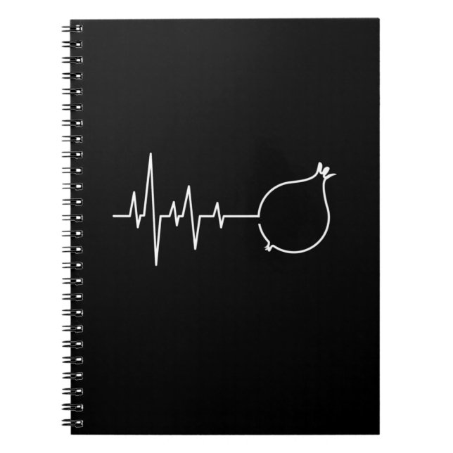 Onion Heartbeat Notizblock (Vorderseite)